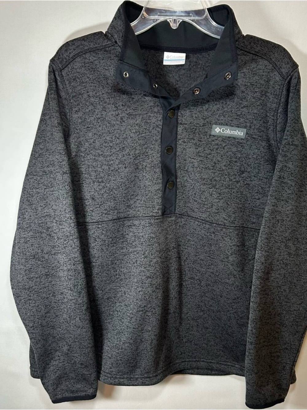 COLUMBIA Women’s 1/4 Zip Fleece Pullover Sweater Medium Black